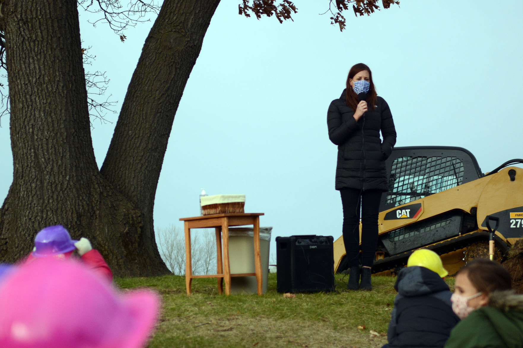 Baraboo school breaks ground on outdoor learning space